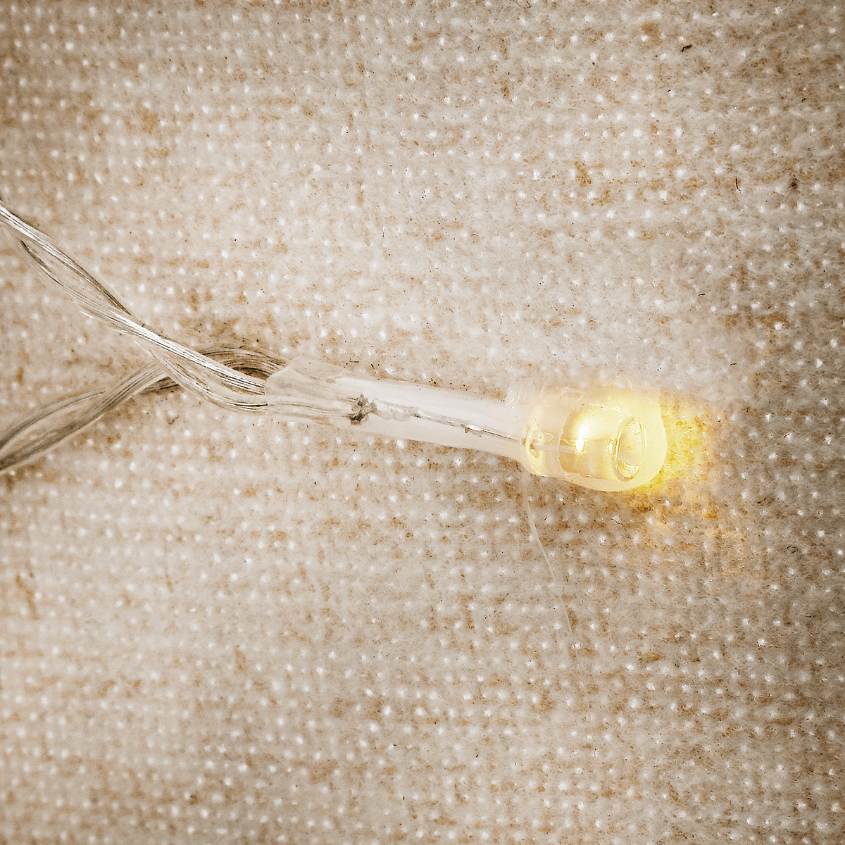 Pancarta de textil vaca en pasto con LED 60 x 110 cm - 1