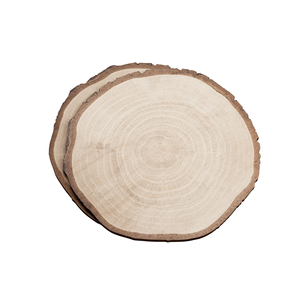 Expositor de discos de madera Deco impreso 23 cm Ø Juego de 2