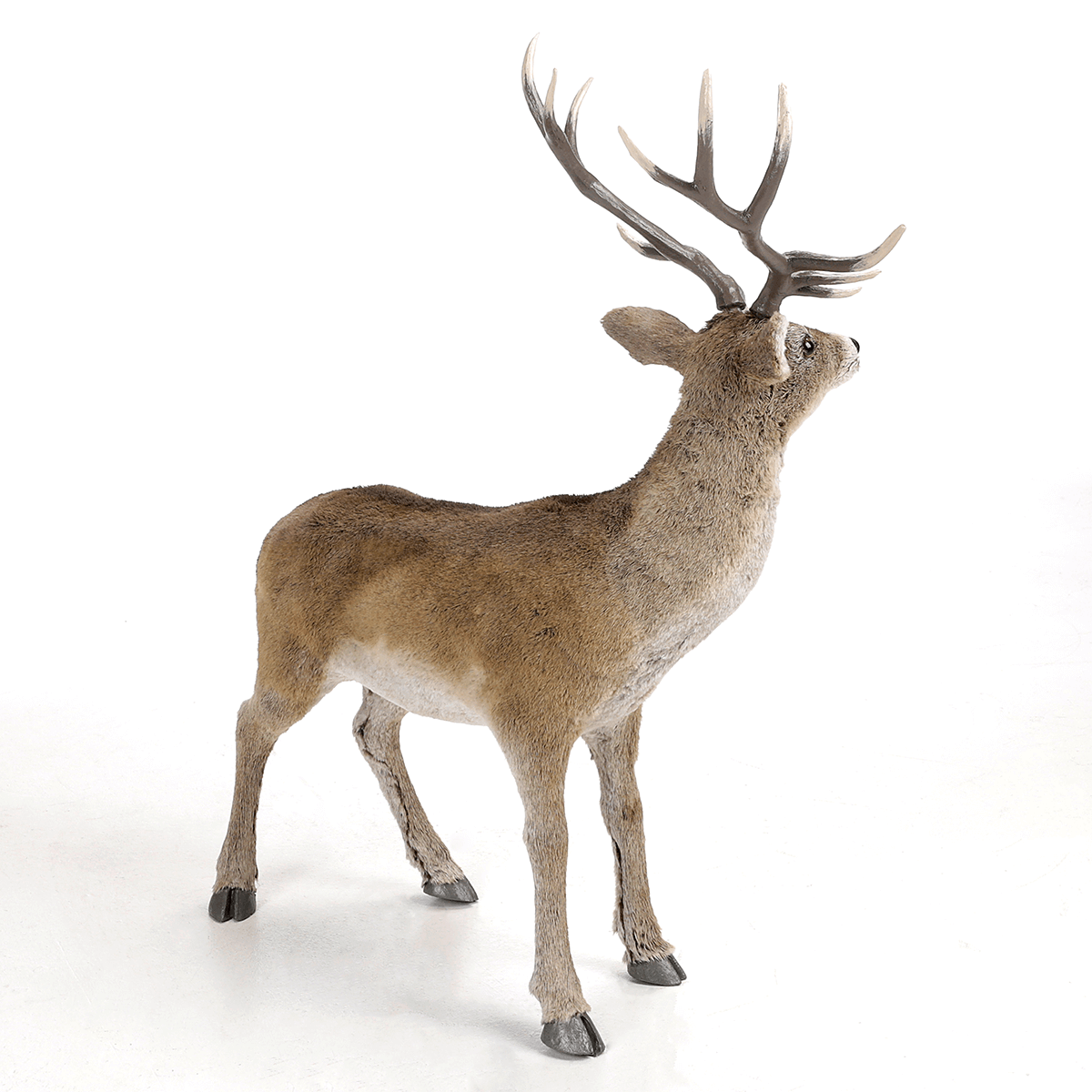 Cerf animal décoratif avec bois 83 x 40 x 90 cm (L x l x h) - 2