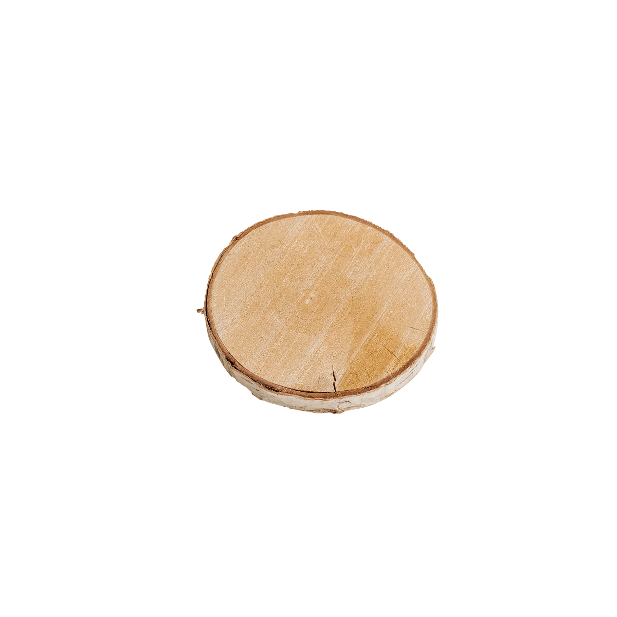 Birkenscheibe 3er Set 16 & 15 cm Ø x 2 cm Stärke - 1
