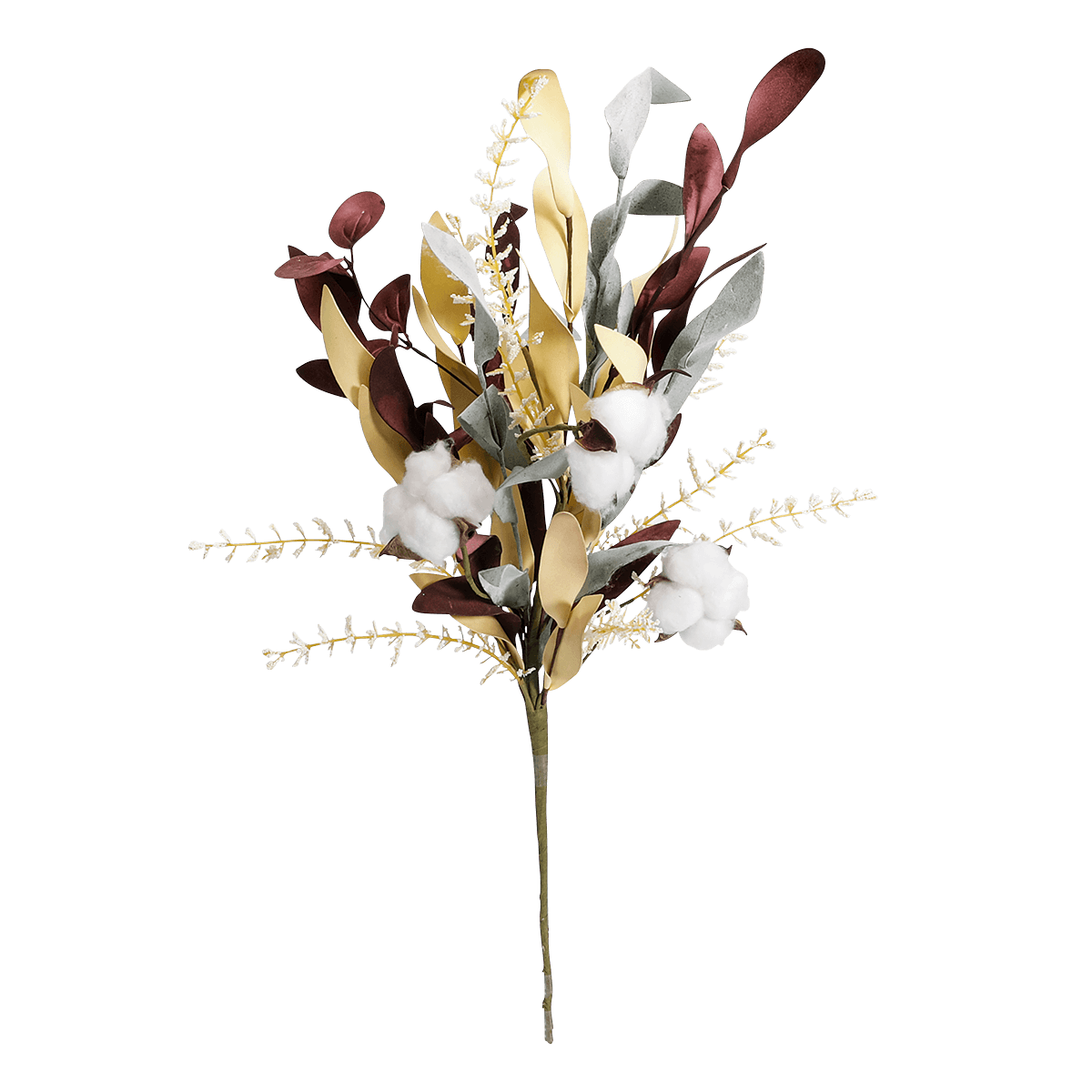 Rama artificial "Cotton Flower Grass Mix" 25 x 58 cm - 1