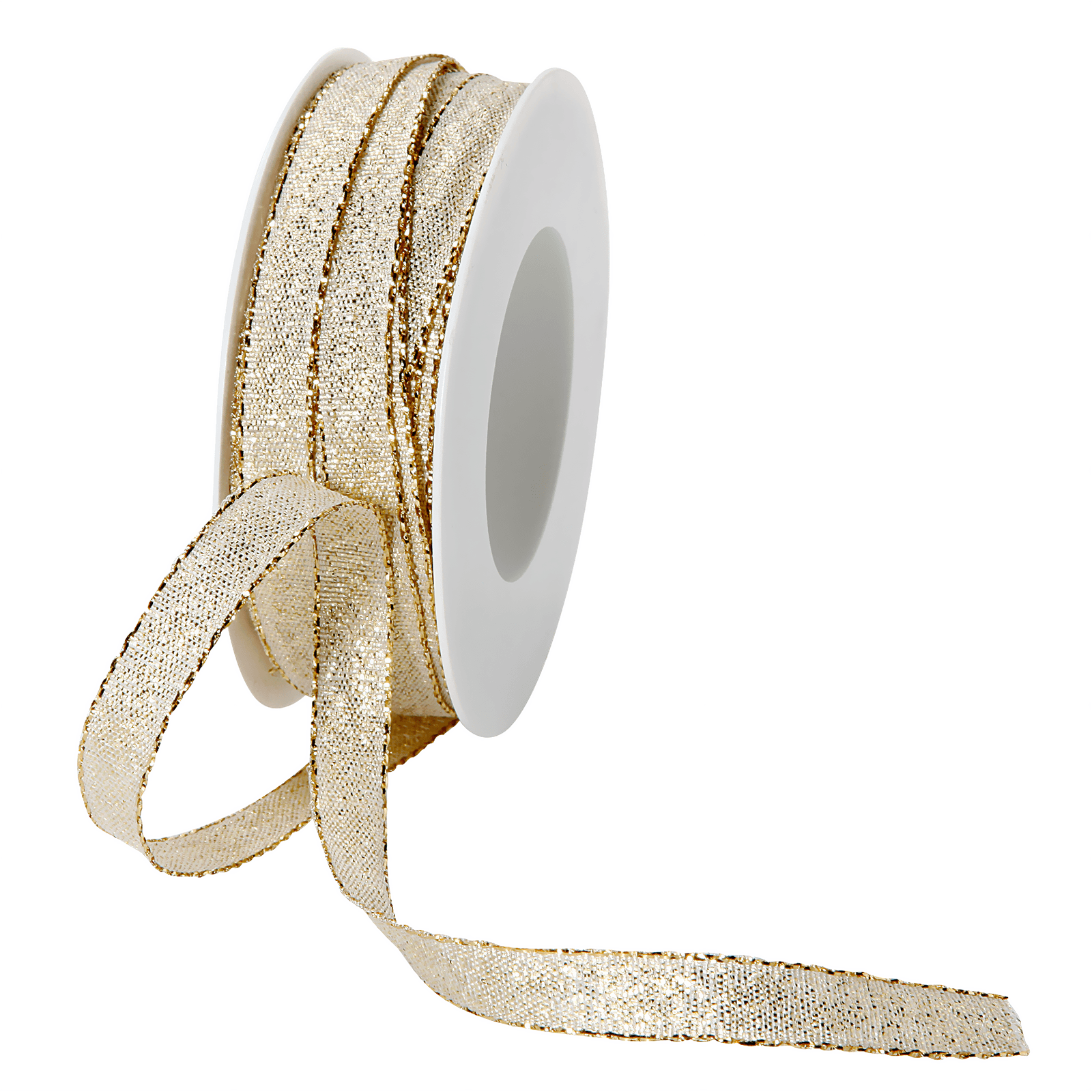 Ruban cadeau "Glamour" 10 mm x 20 m or - 0