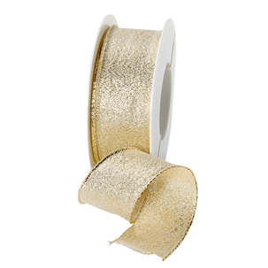 Geschenkband "Glamour" 40 mm x 20 m gold