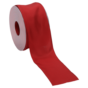 Ruban cadeau avec fil de fer rouge 60 mm x 25 m