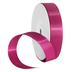 Ruban taffetas, lisière tissée 15mm, 50m, pink