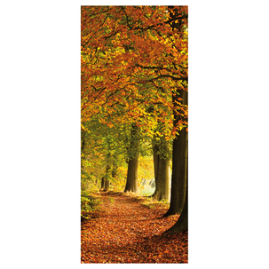 Bannière en tissu ignifugé "Forêt d'automne" en tissu pour drapeau