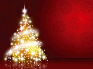Bâche XXL "Arbre de Noël" banderole grand format en bâche camion ignifugée