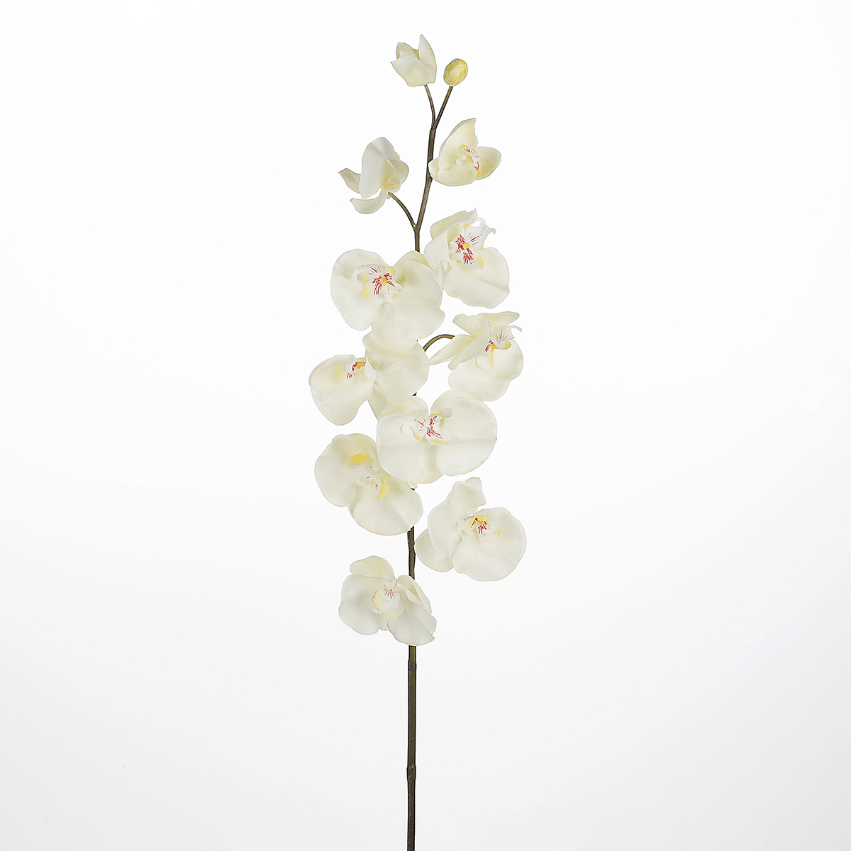 Deko Orchideenzweig weiß 110 cm - 2 Deko Orchideenzweig weiß 110 cm - 2