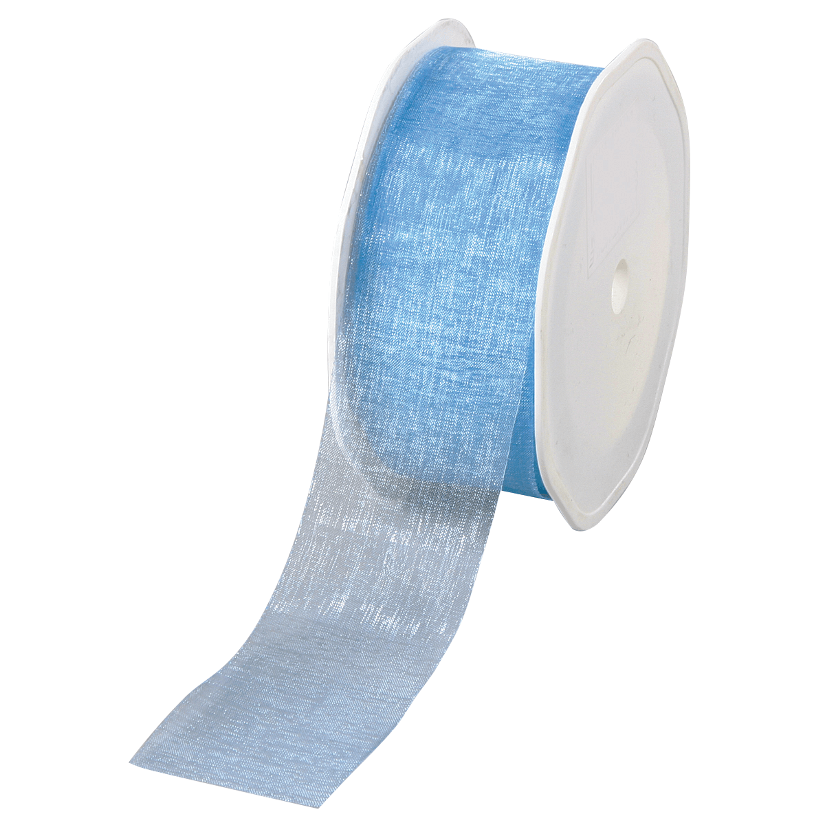Chiffonband 38 mm, 25 m, hellblau - 0 Chiffonband 38 mm, 25 m, hellblau - 0