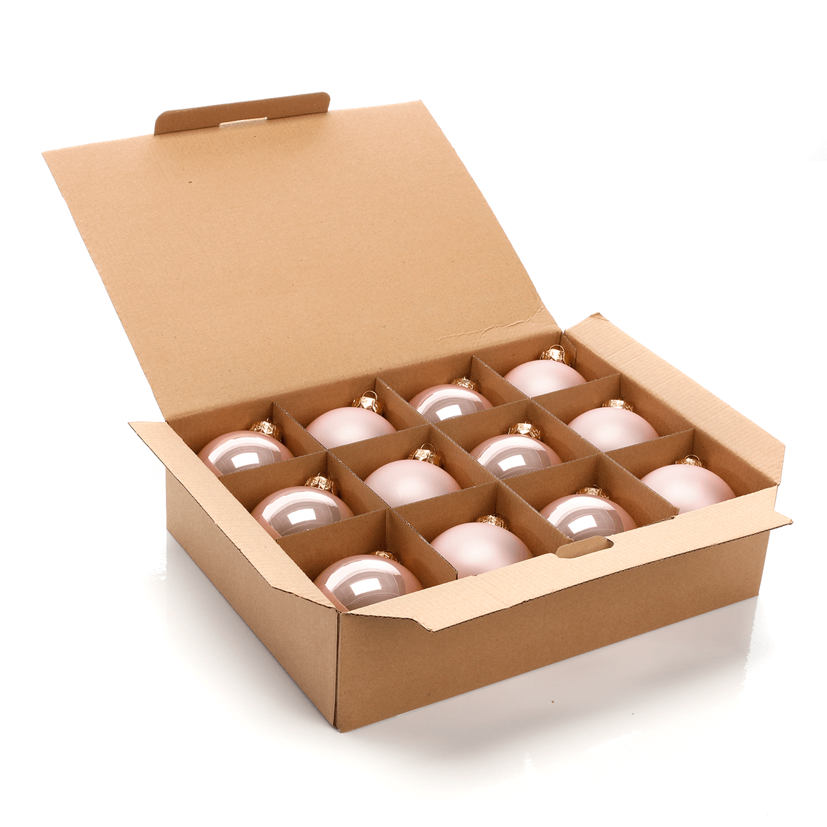Glass Christmas bauble powder gloss/matt - 2
