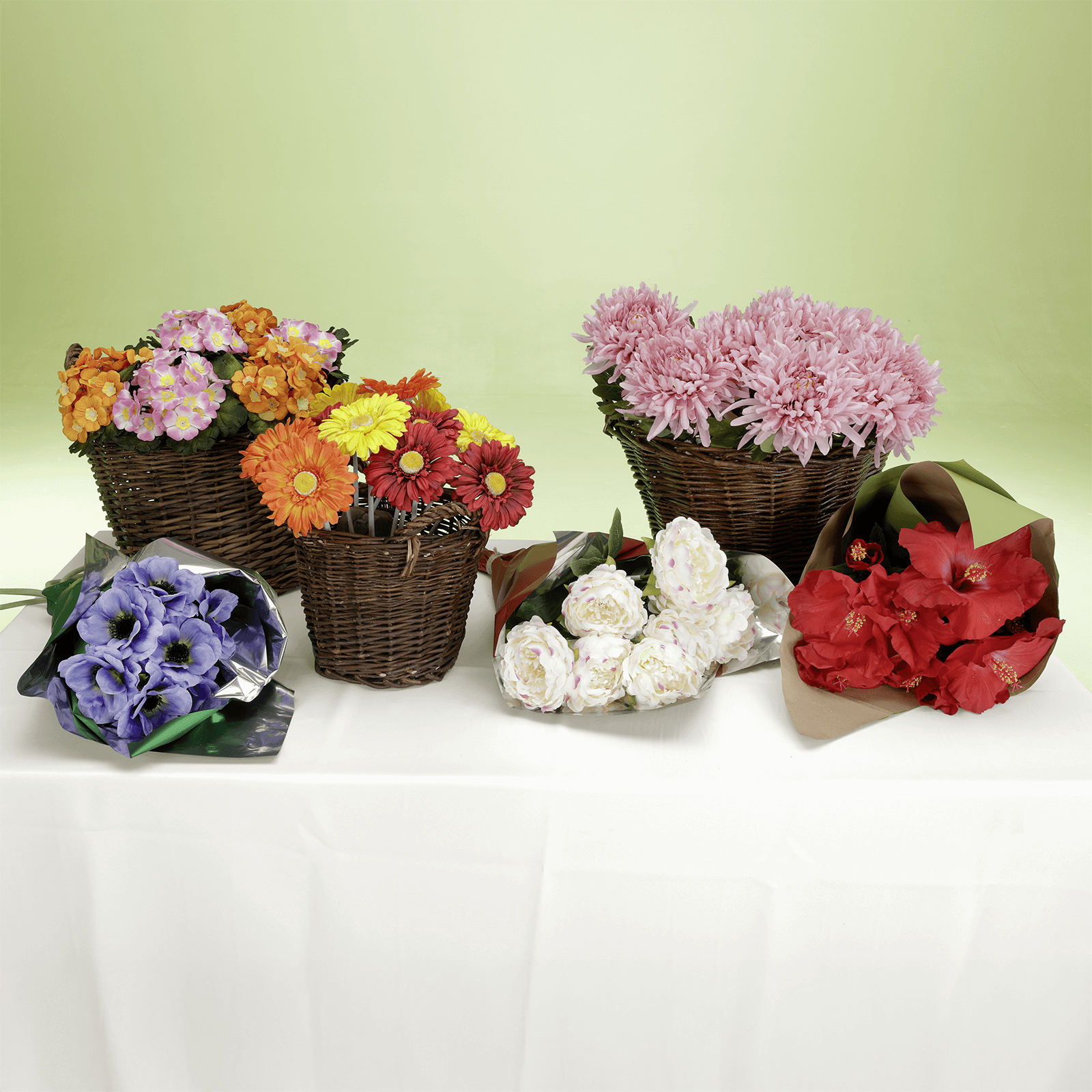 Gerbera-Kunstblumen gelb, Pack à 2 Stück - 2