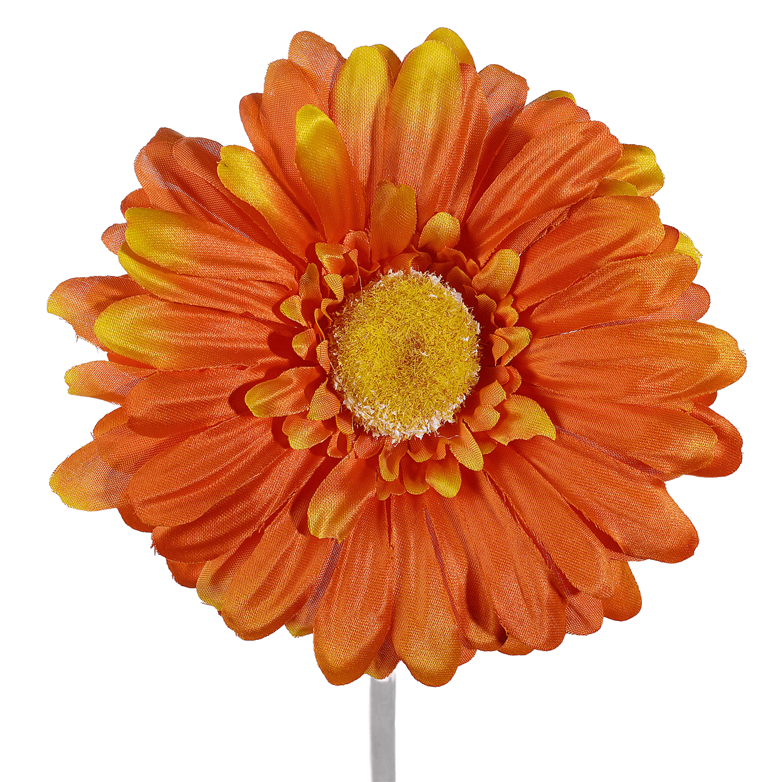 Flores artificiales gerbera naranja 2 piezas - 1