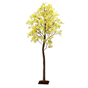 Forsythien-Kunstbaum mit Standplatte 200 cm