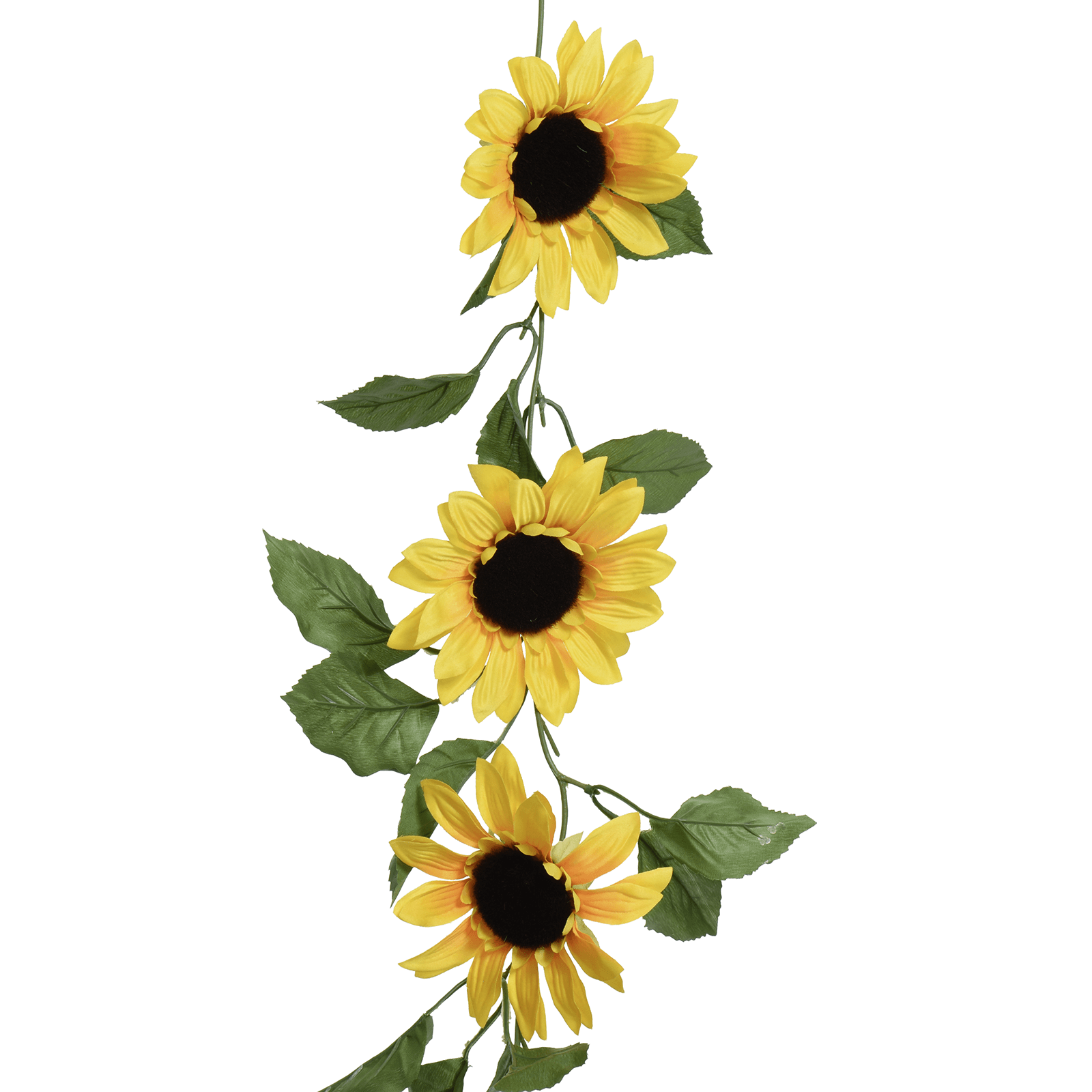Künstliche Sonnenblumen-Girlande Kunstranke 150 cm - 1