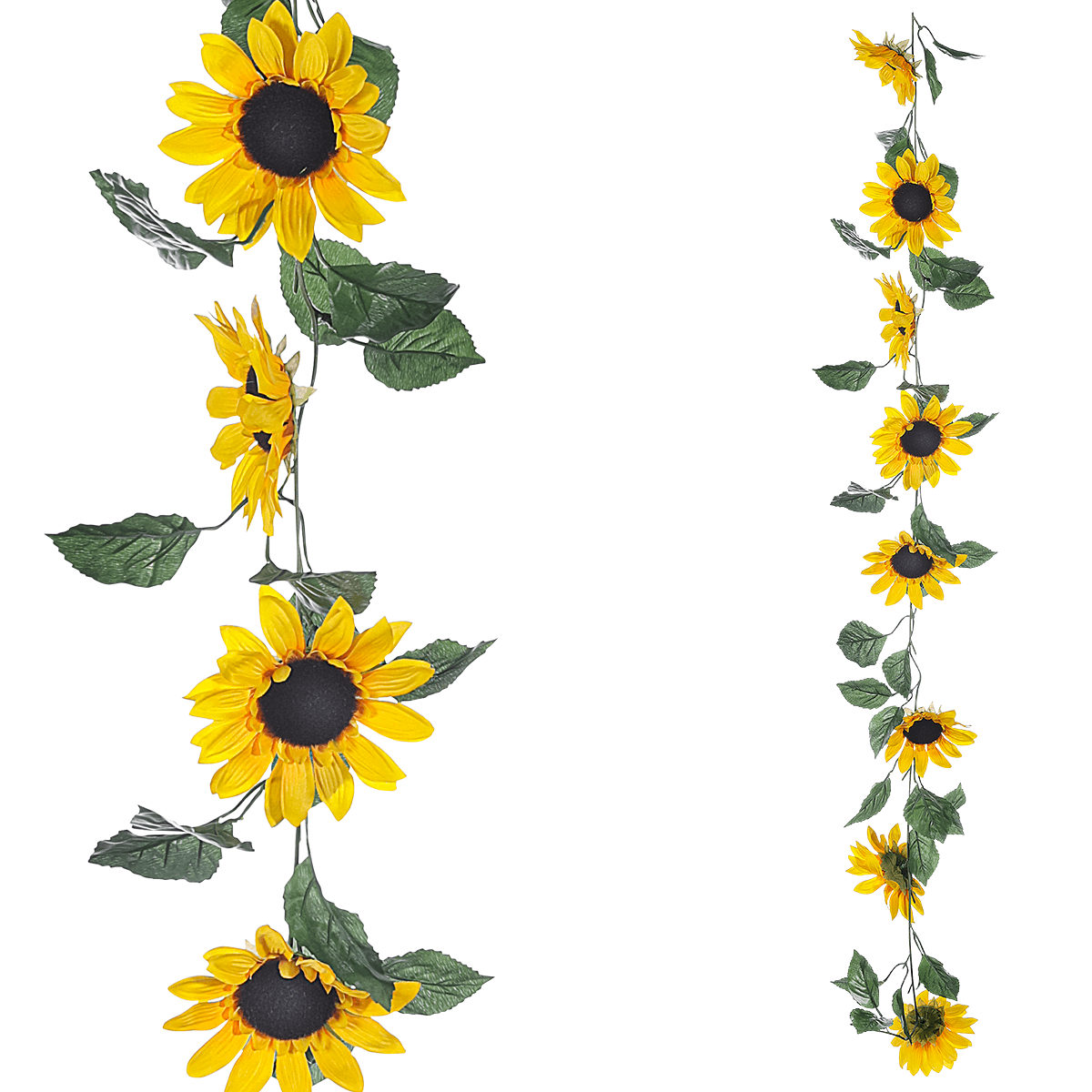 Künstliche Sonnenblumen-Girlande Kunstranke 150 cm - 0