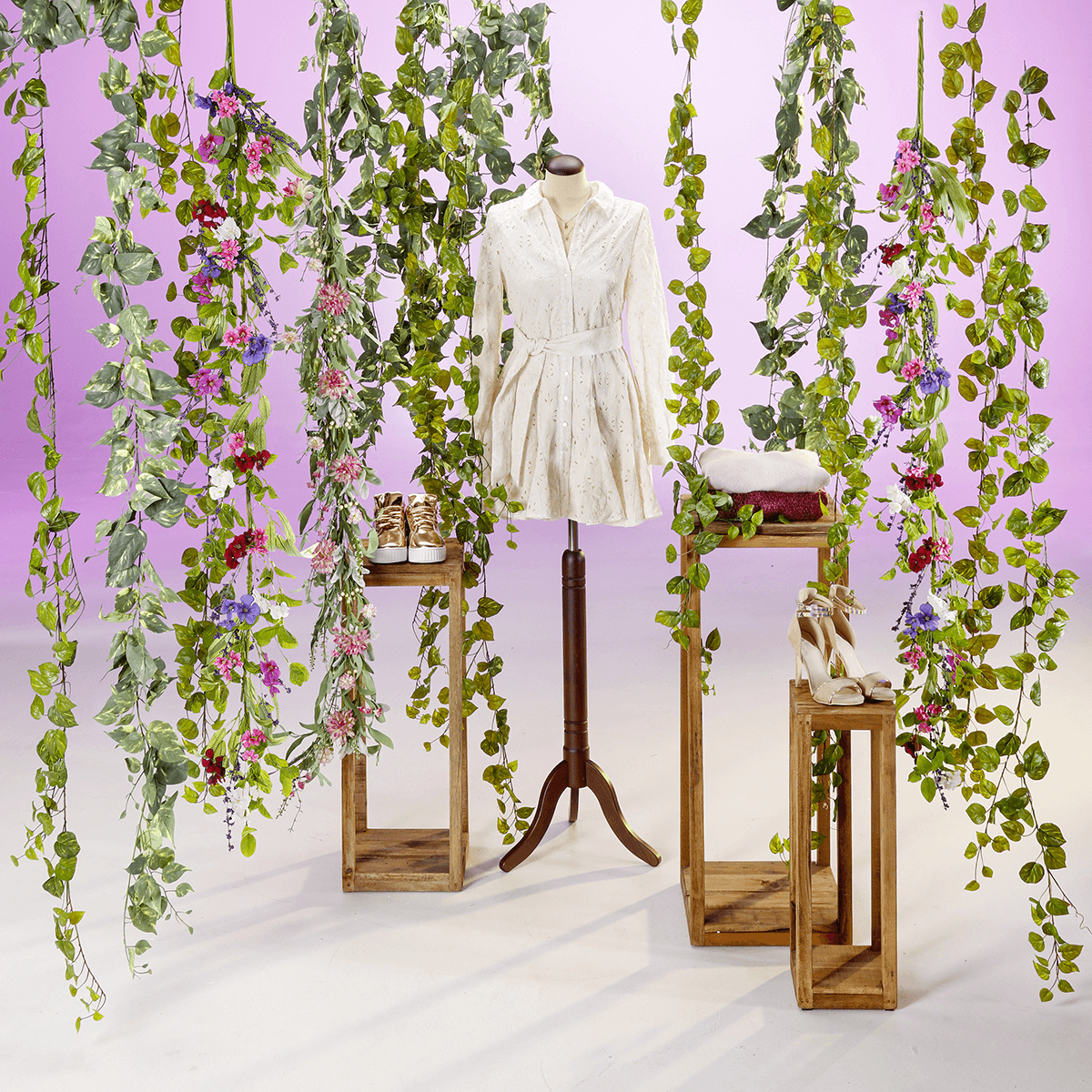 Guirnalda artificial de Pothos 220 cm - 4