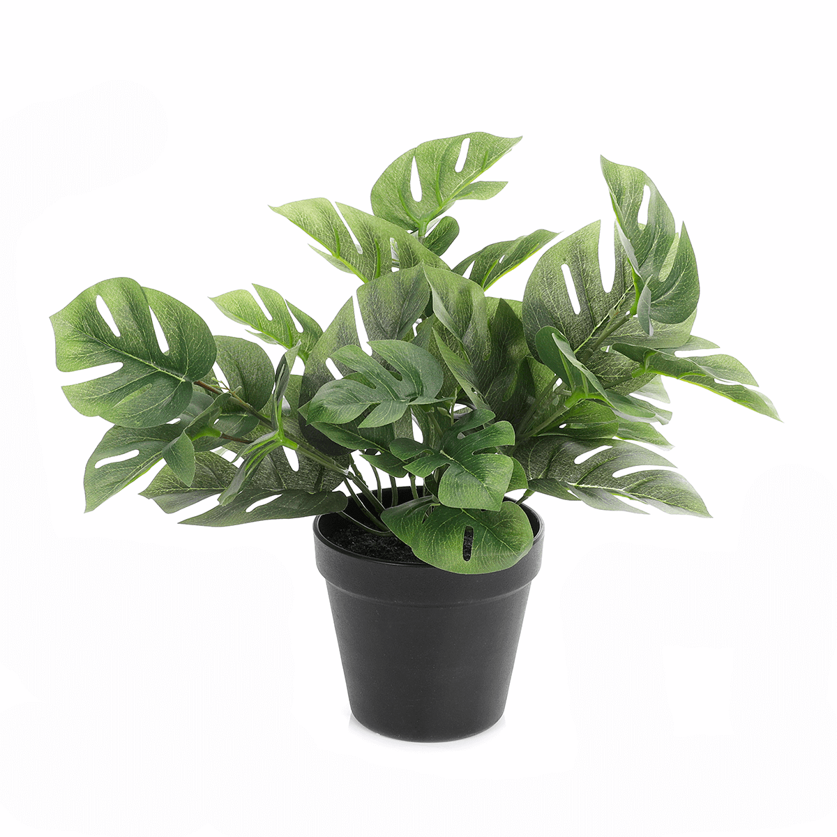 Artificial monstera plant in pot 30 cm - 1 Artificial monstera plant in pot 30 cm - 1