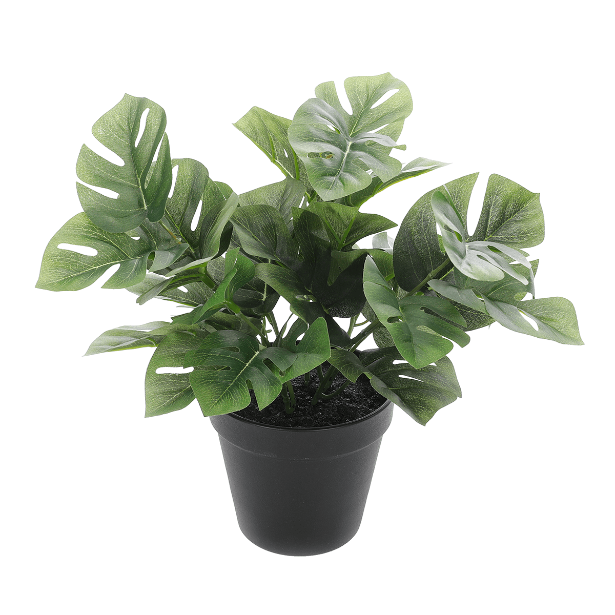 Artificial monstera plant in pot 30 cm - 0 Artificial monstera plant in pot 30 cm - 0