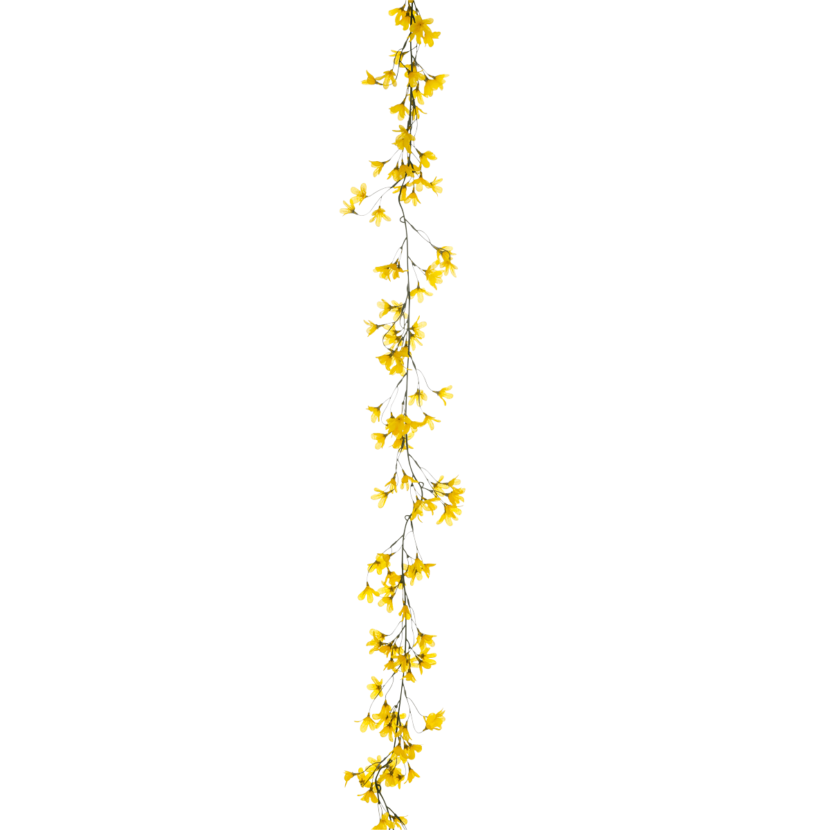 Artificial forsythia garland yellow 180 cm - 4