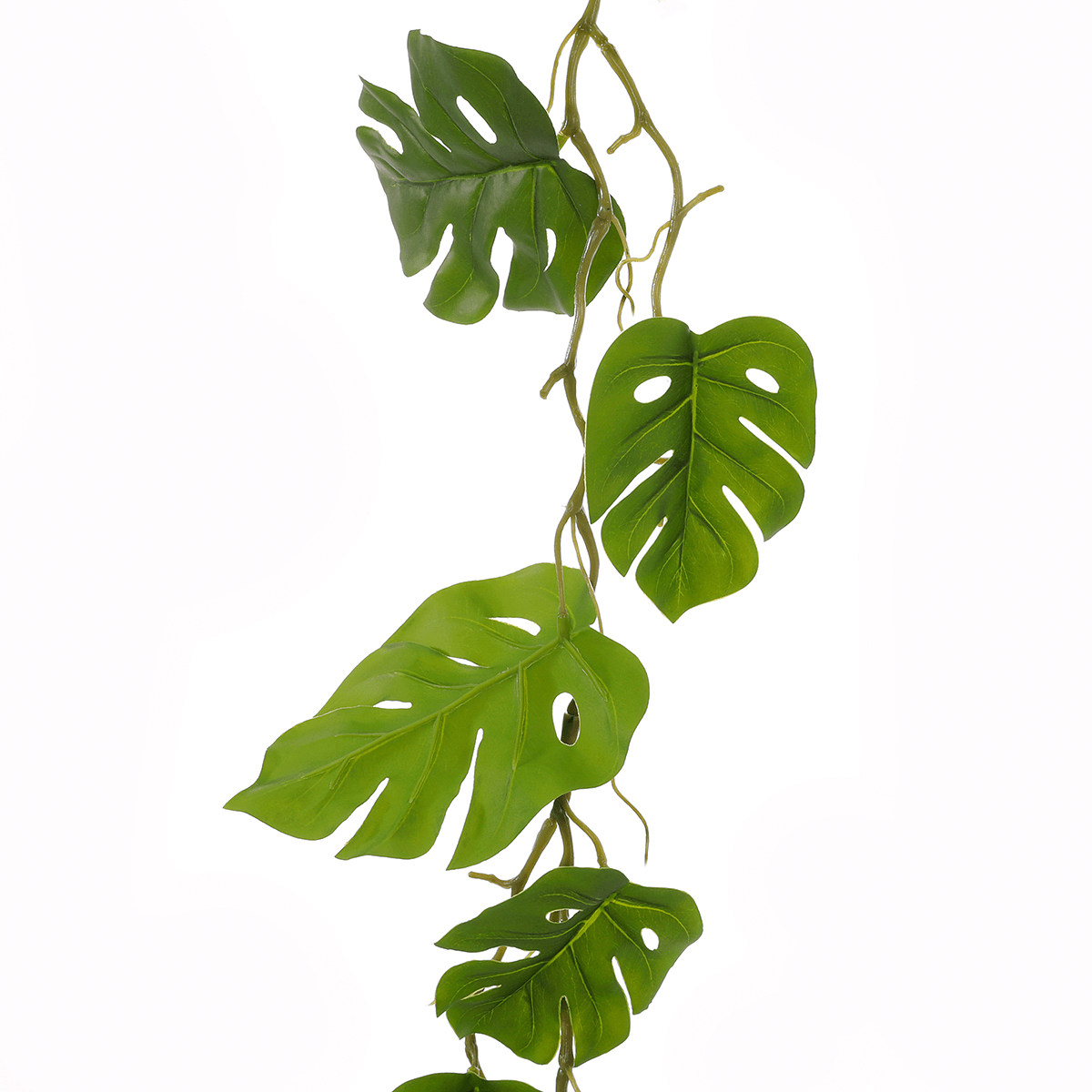 Guirnalda de plantas artificiales filodendro 140 cm - 2 Guirnalda de plantas artificiales filodendro 140 cm - 2