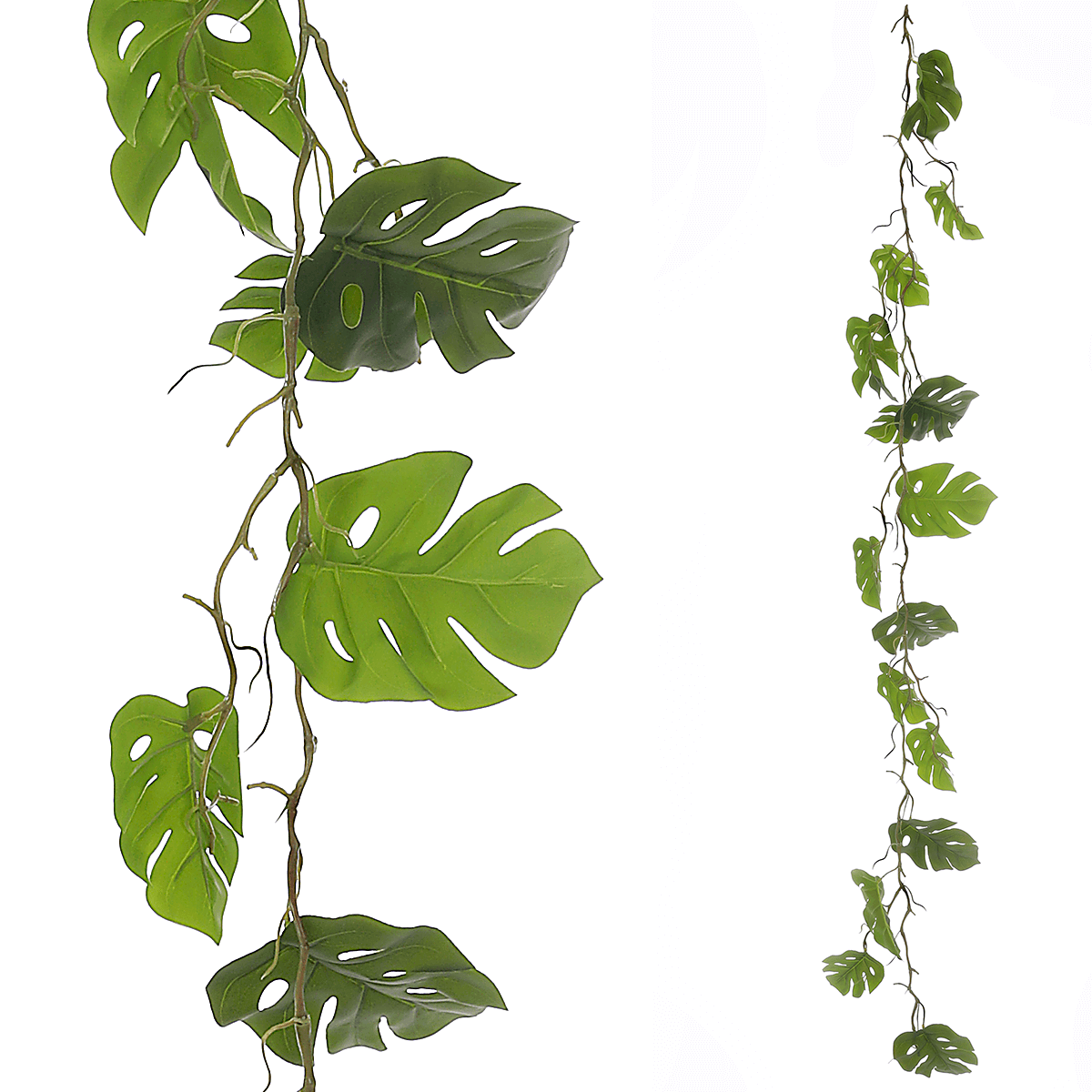 Guirnalda de plantas artificiales filodendro 140 cm - 1 Guirnalda de plantas artificiales filodendro 140 cm - 1