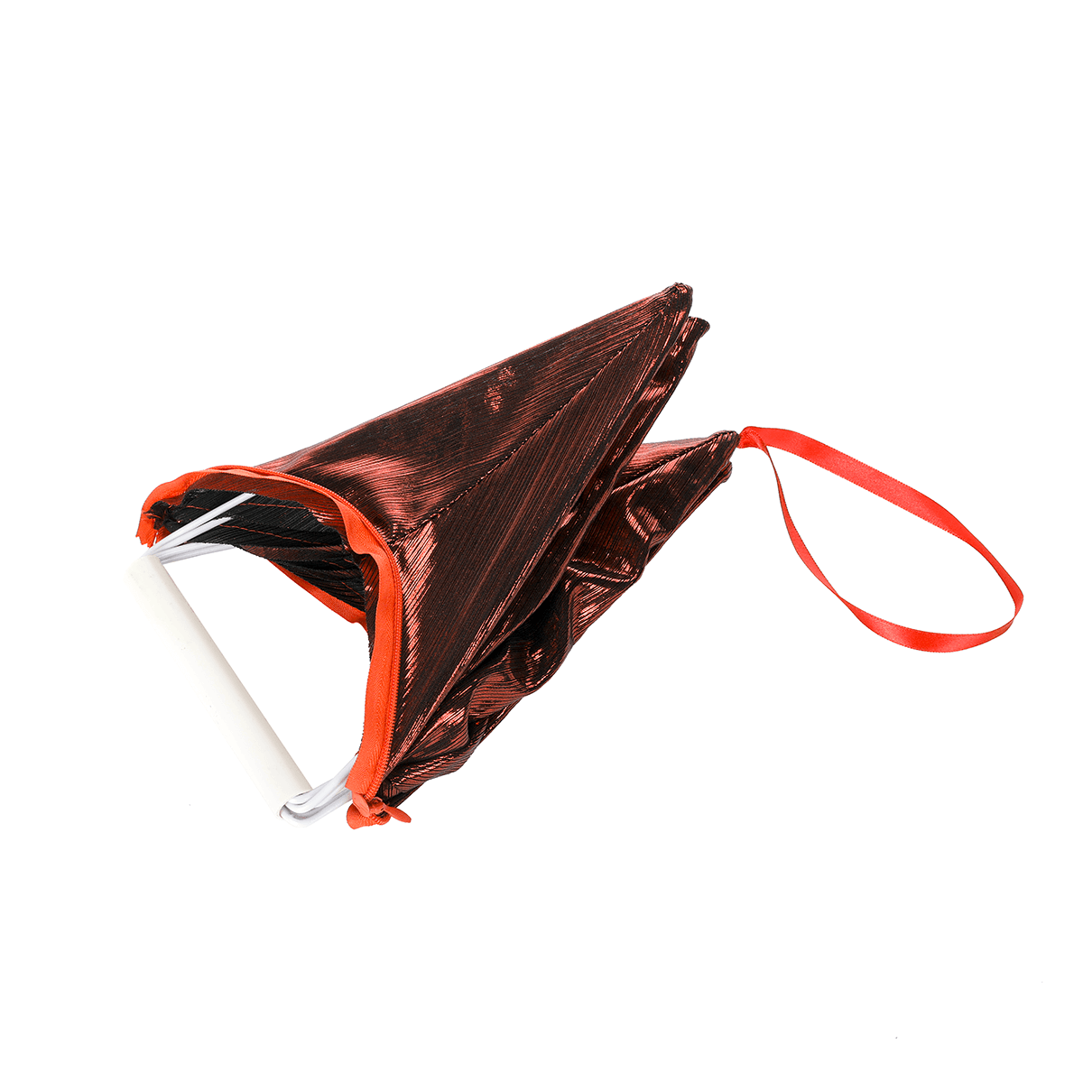 Deco Fabric Folding Star black silver with zip - 2