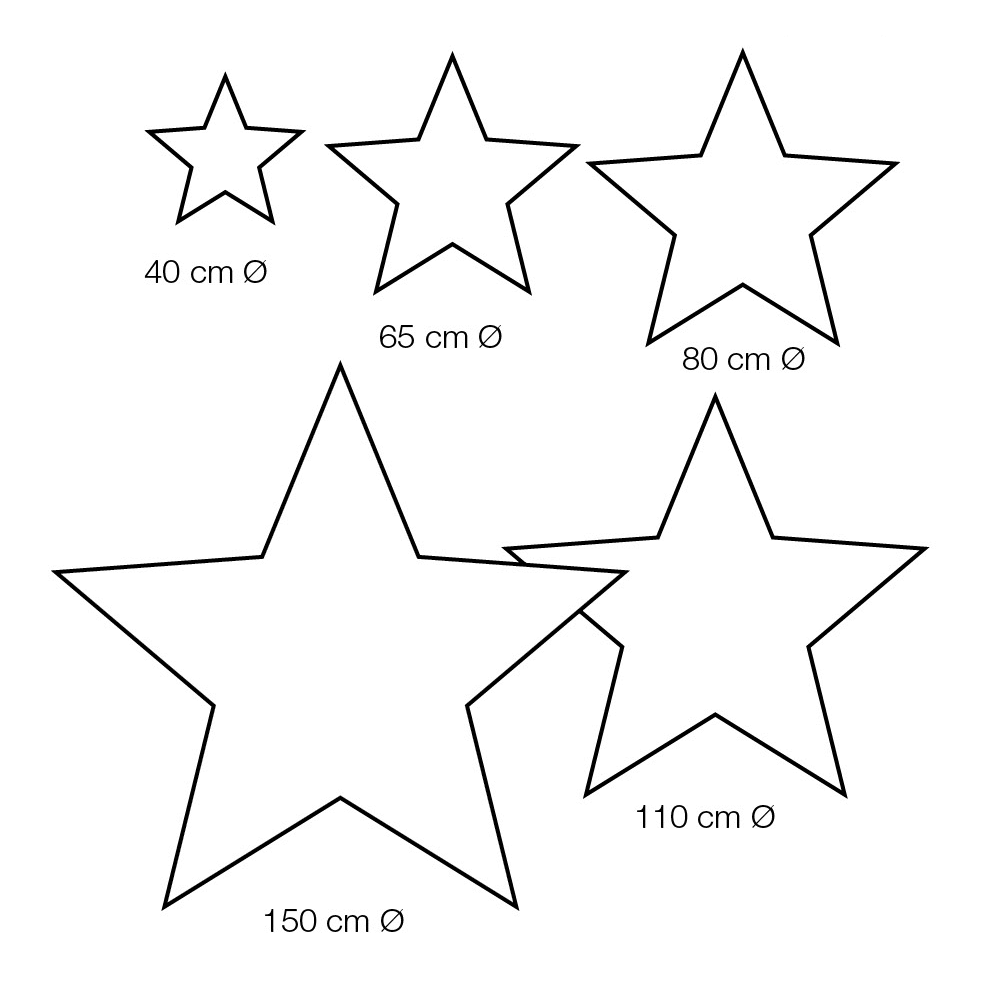 Decorative Fabric Folding Star Bordeaux Red with Zipper - 7