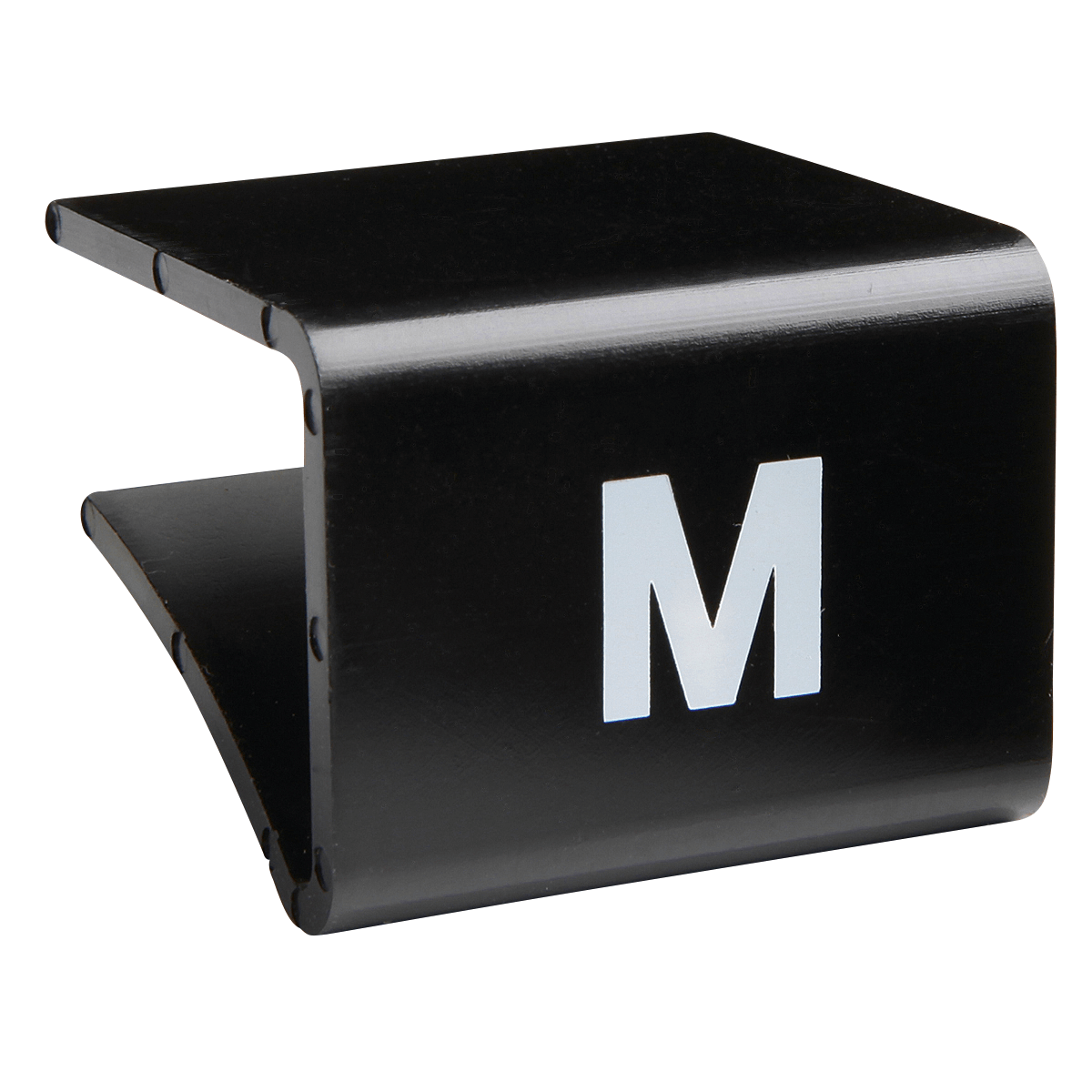 Clips negros para baldas de cristal de hasta 20 mm de altura - 0 Clips negros para baldas de cristal de hasta 20 mm de altura - 0