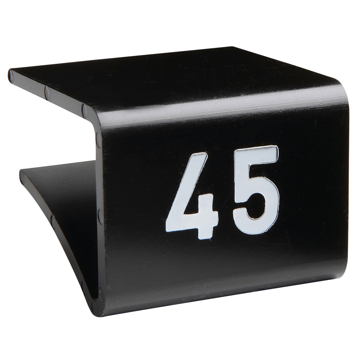 Black shelf clips for glass shelves up to 20 mm high - 0 Black shelf clips for glass shelves up to 20 mm high - 0