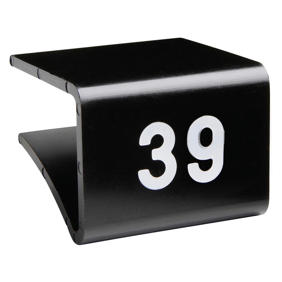 Schwarze Regalbodenaufstecker für Glasplatten bis 20 mm Höhe - 0 Schwarze Regalbodenaufstecker für Glasplatten bis 20 mm Höhe - 0