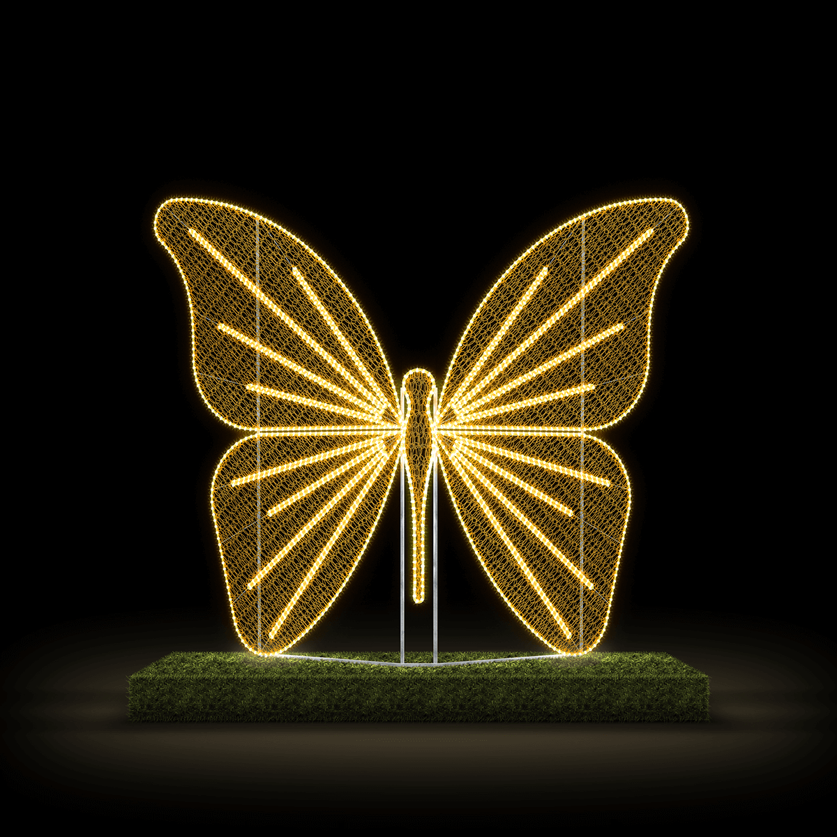 Mariposa LED para exterior 255 x 310 x 300 cm - 0 Mariposa LED para exterior 255 x 310 x 300 cm - 0