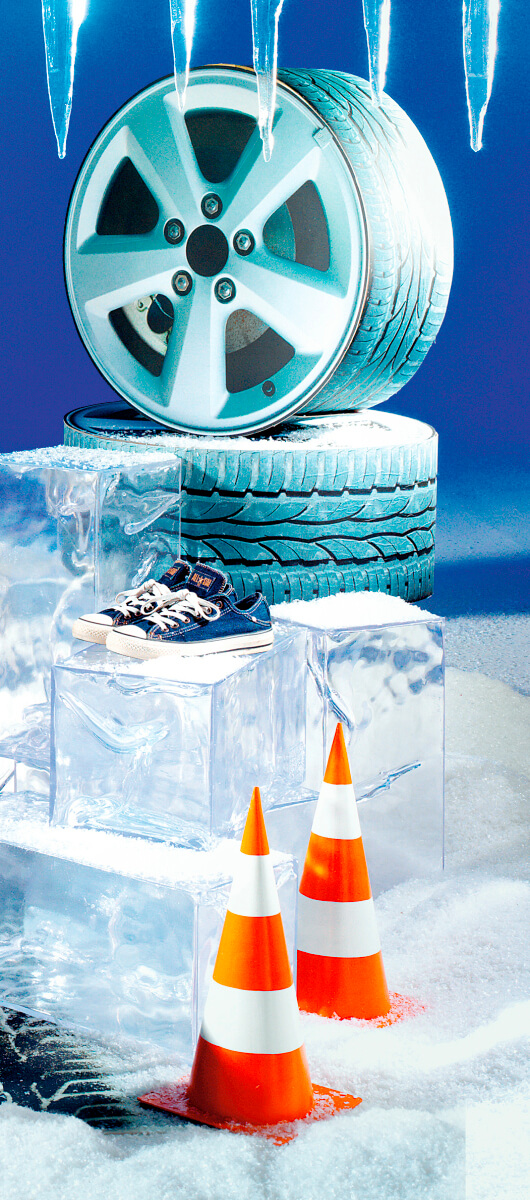 Decorative ice cube 23 x 23 cm - 5