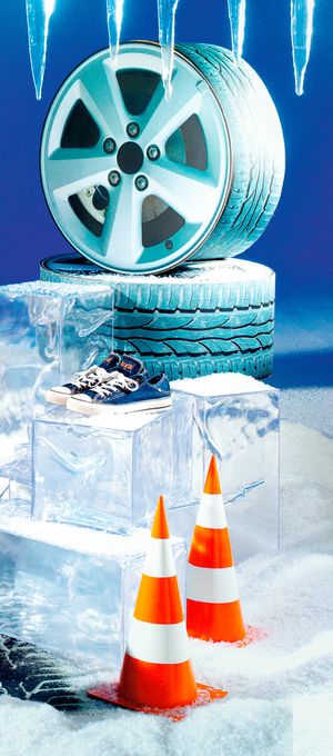 Decorative ice cube 23 x 23 cm | DecoWoerner
