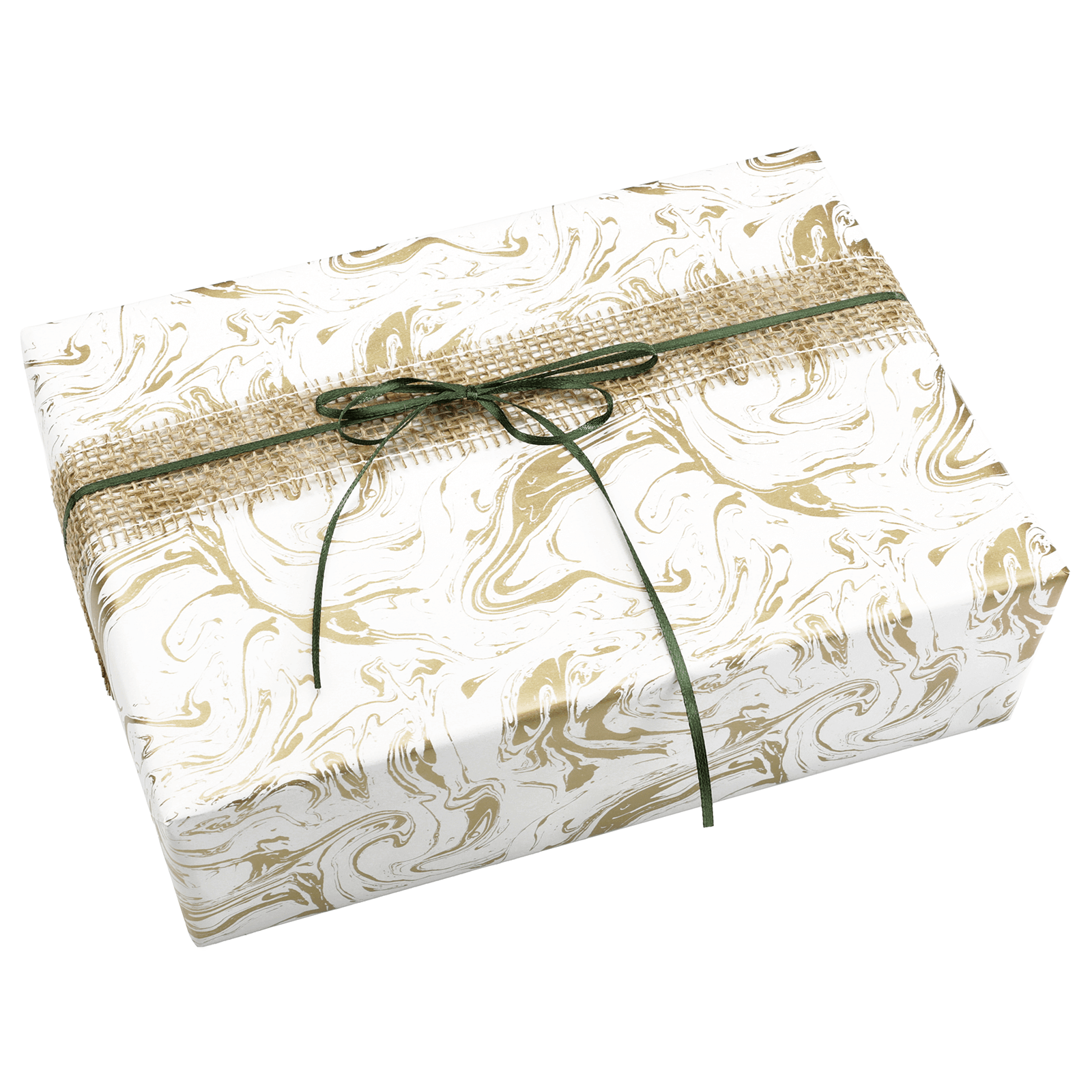 Geschenkpapier Goldener Marmor - 1