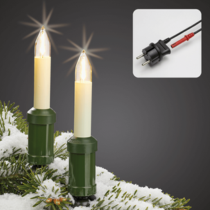 LED Weihnachtsbaumkerzen mit Filamentfaden