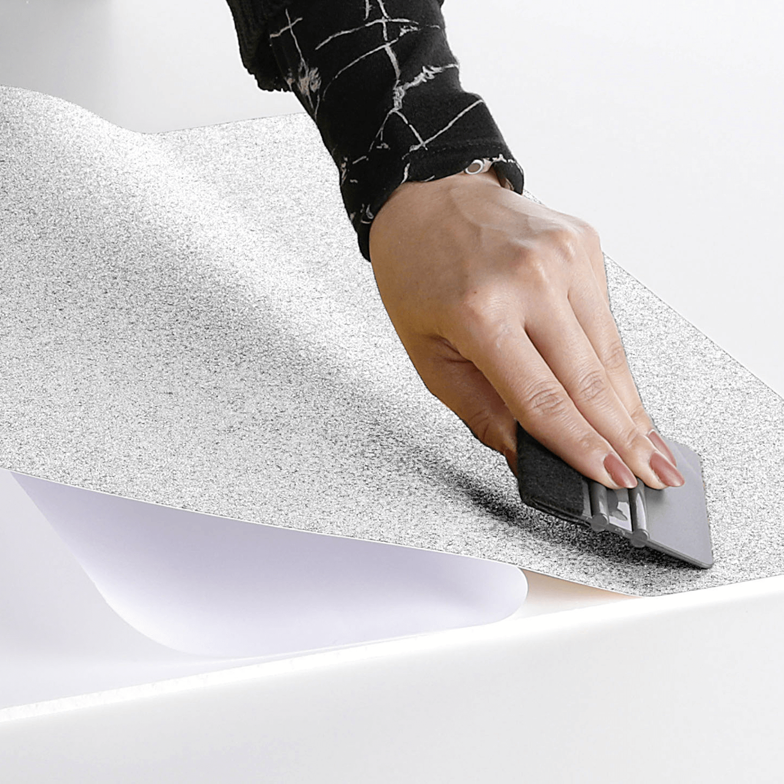 Glitzer-Folie selbstklebend irisierend 50 cm x 5 m Rolle - 2 Glitzer-Folie selbstklebend irisierend 50 cm x 5 m Rolle - 2