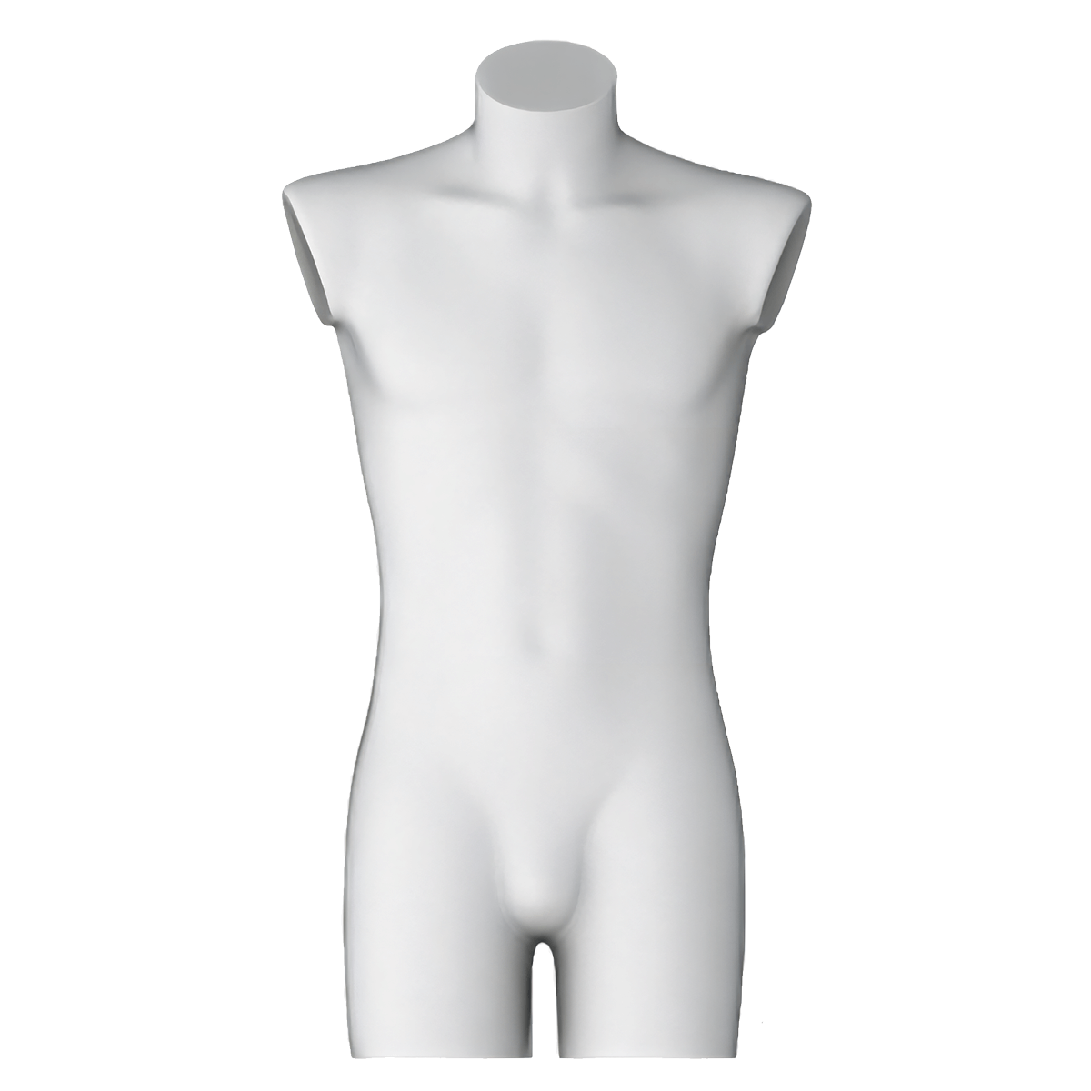 Plastic torso Mr. 90 cm, white - 0 Plastic torso Mr. 90 cm, white - 0