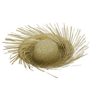 Strohhut naturbraun, 40 cm Ø