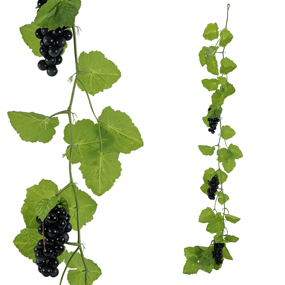 Künstliche Weinblattranke mit Trauben 180 cm - 0