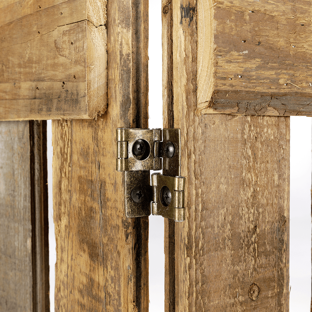 Wooden picket fence screen 120x150 cm - 2
