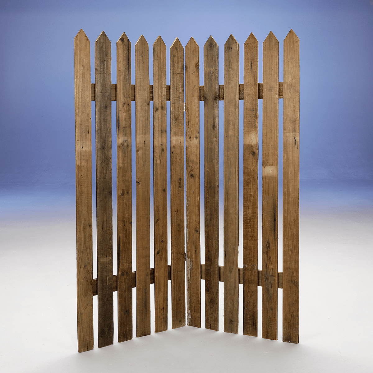 Wooden picket fence screen 120x150 cm - 3