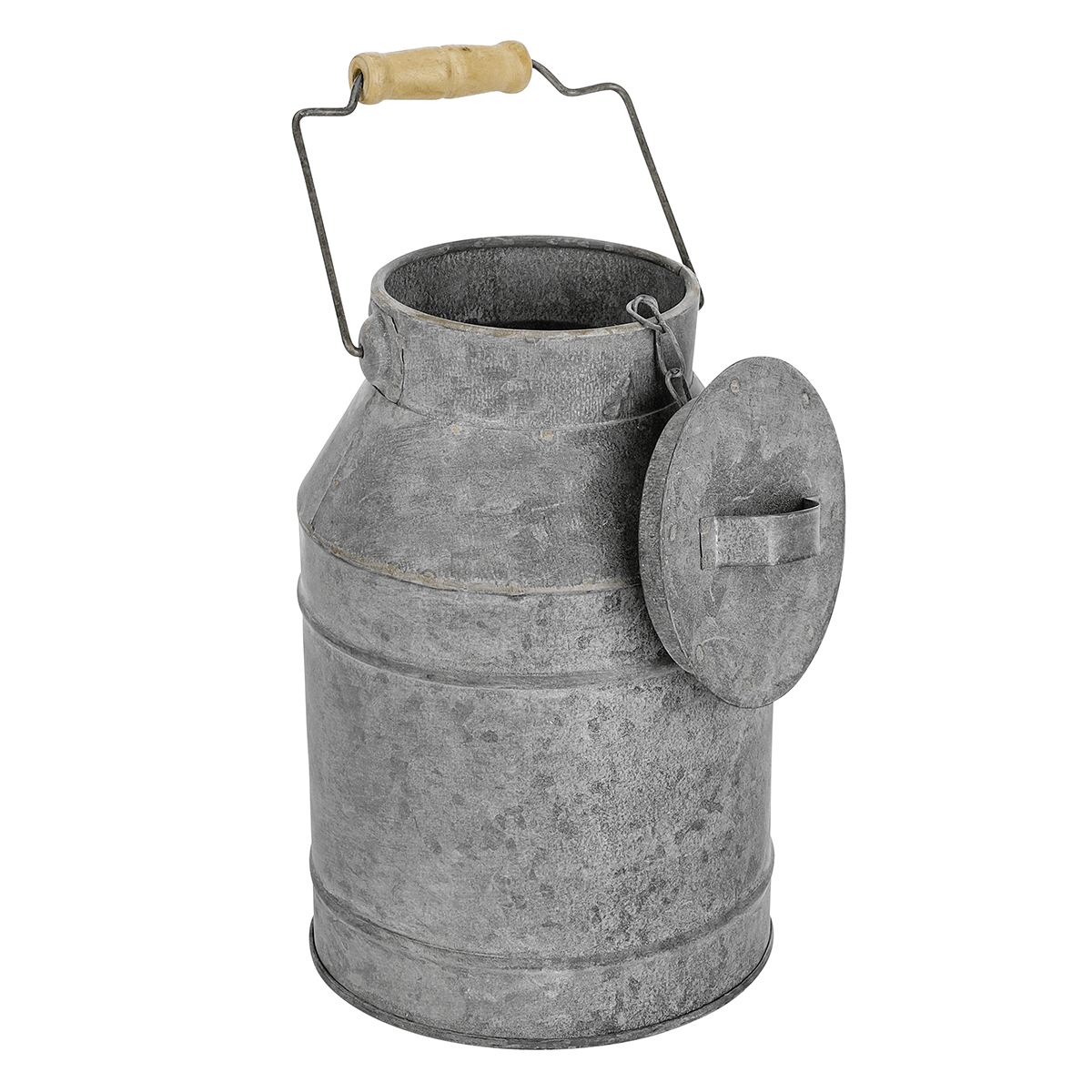 Pot à lait en zinc nostalgique 9 x 22 cm - 1