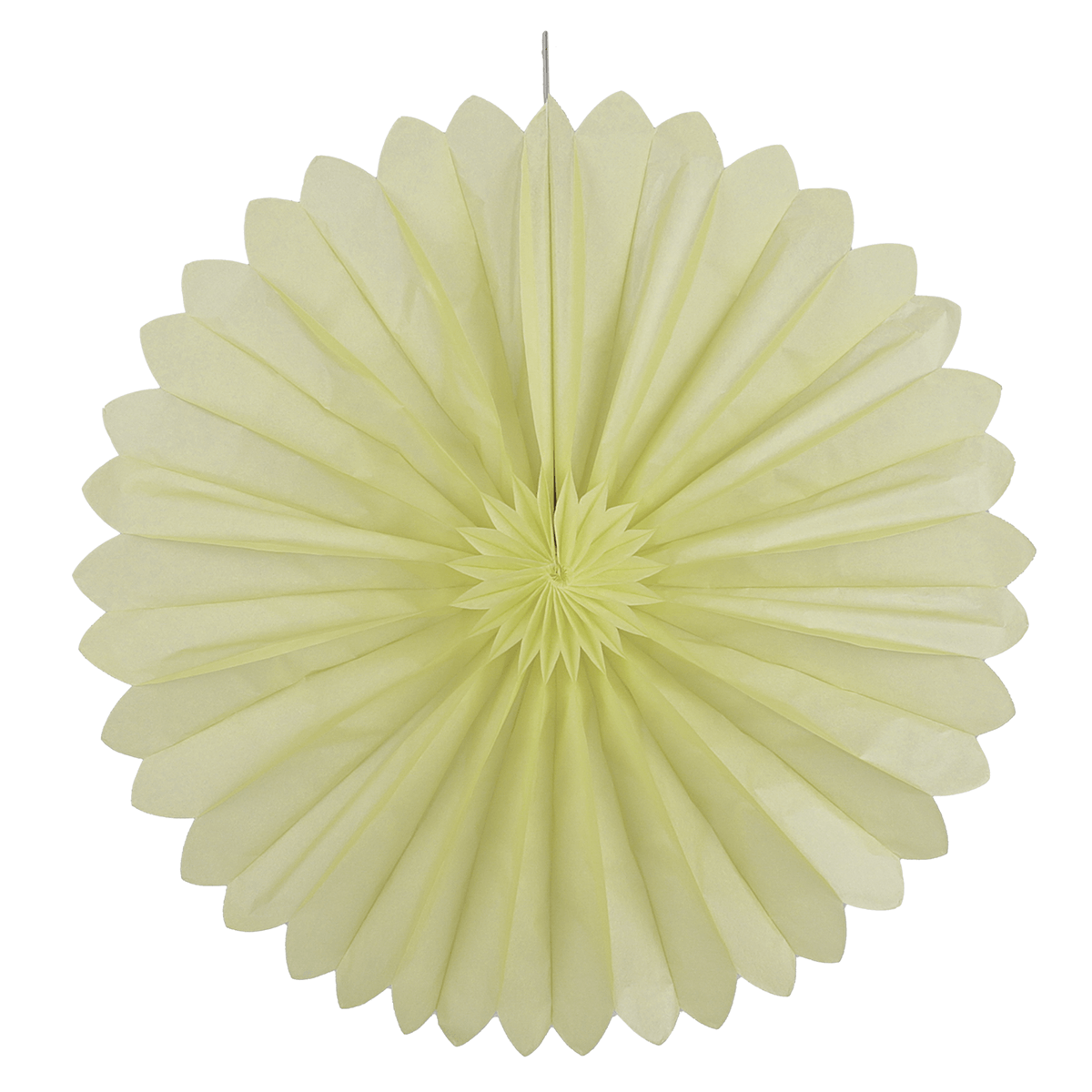 Schwer entflammbare Papier-Rosette 100 cm Ø - 0 Schwer entflammbare Papier-Rosette 100 cm Ø - 0