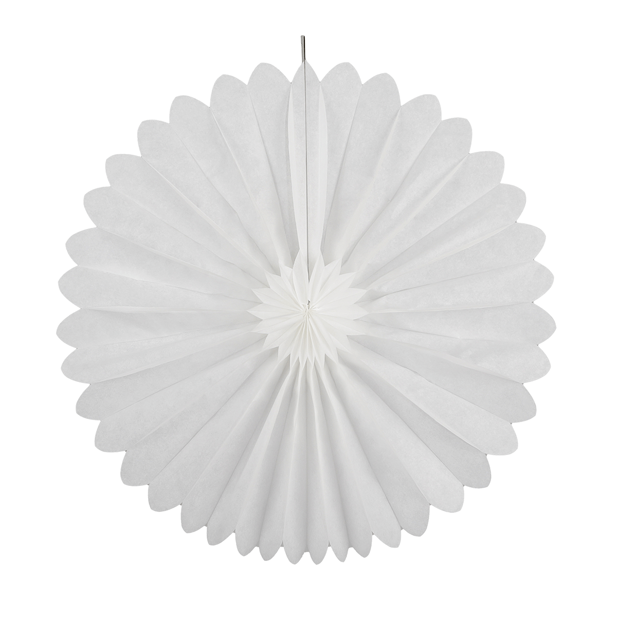 Schwer entflammbare Papier-Rosette 100 cm Ø - 0 Schwer entflammbare Papier-Rosette 100 cm Ø - 0
