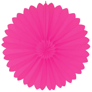 Flame retardant paper rosette 100 cm Ø