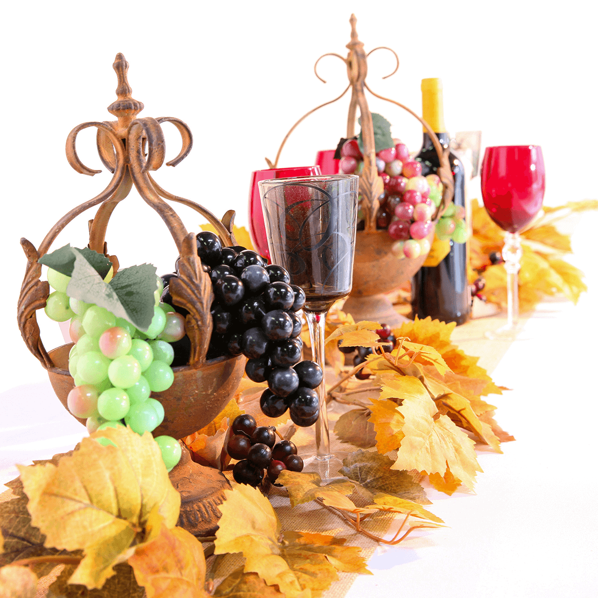 Raisins bleus factices pour aliments  - 4