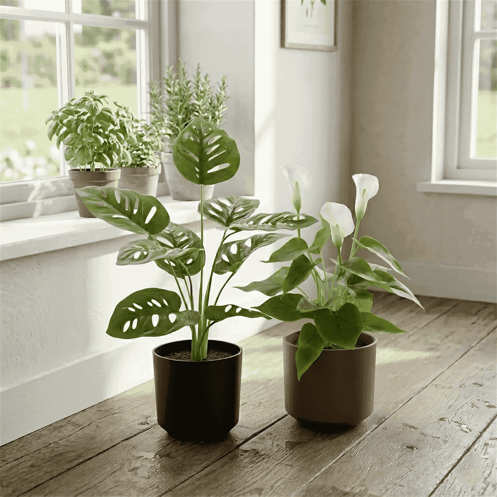 Plastic planter 21 cm - 472