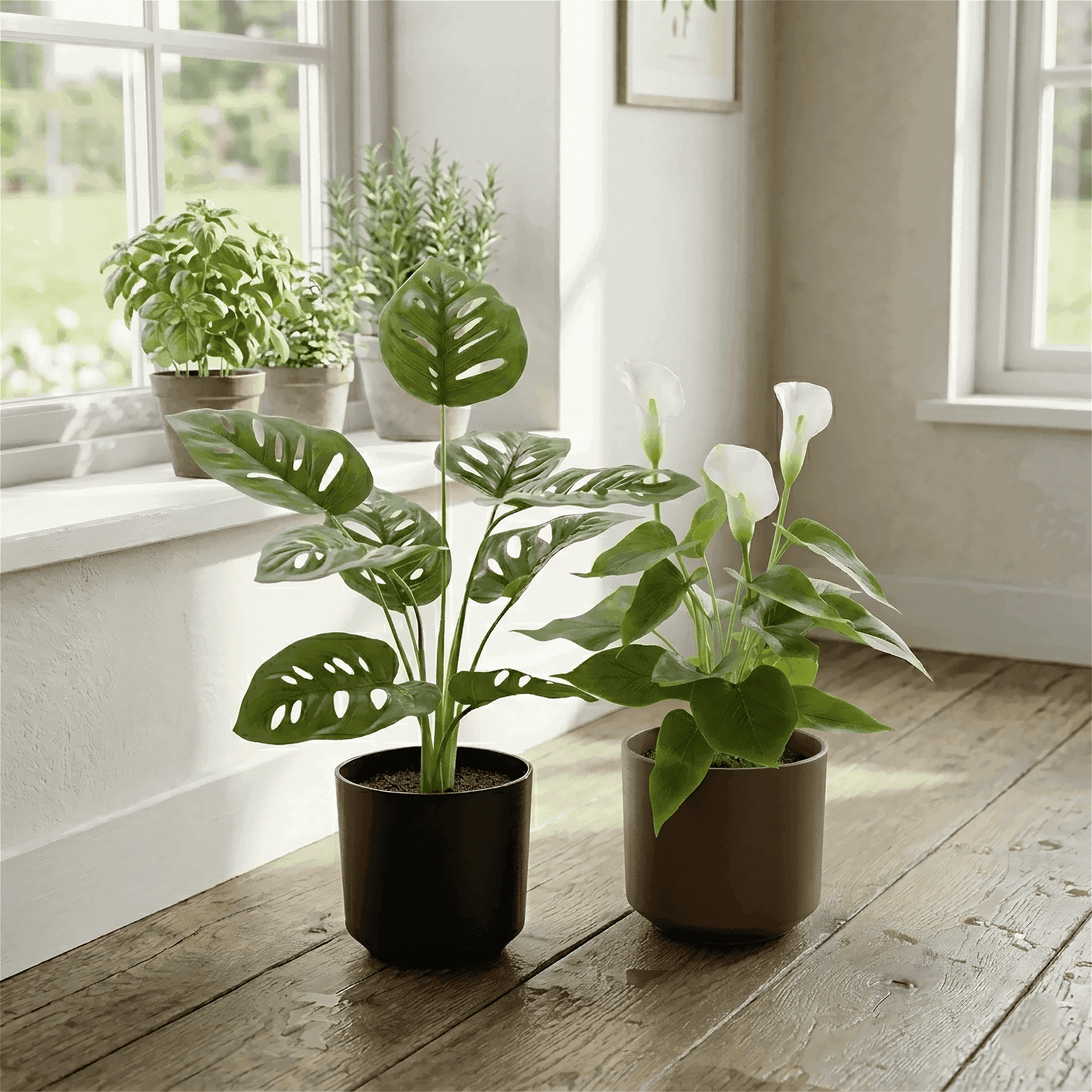 Plastic planter 21 cm - 538