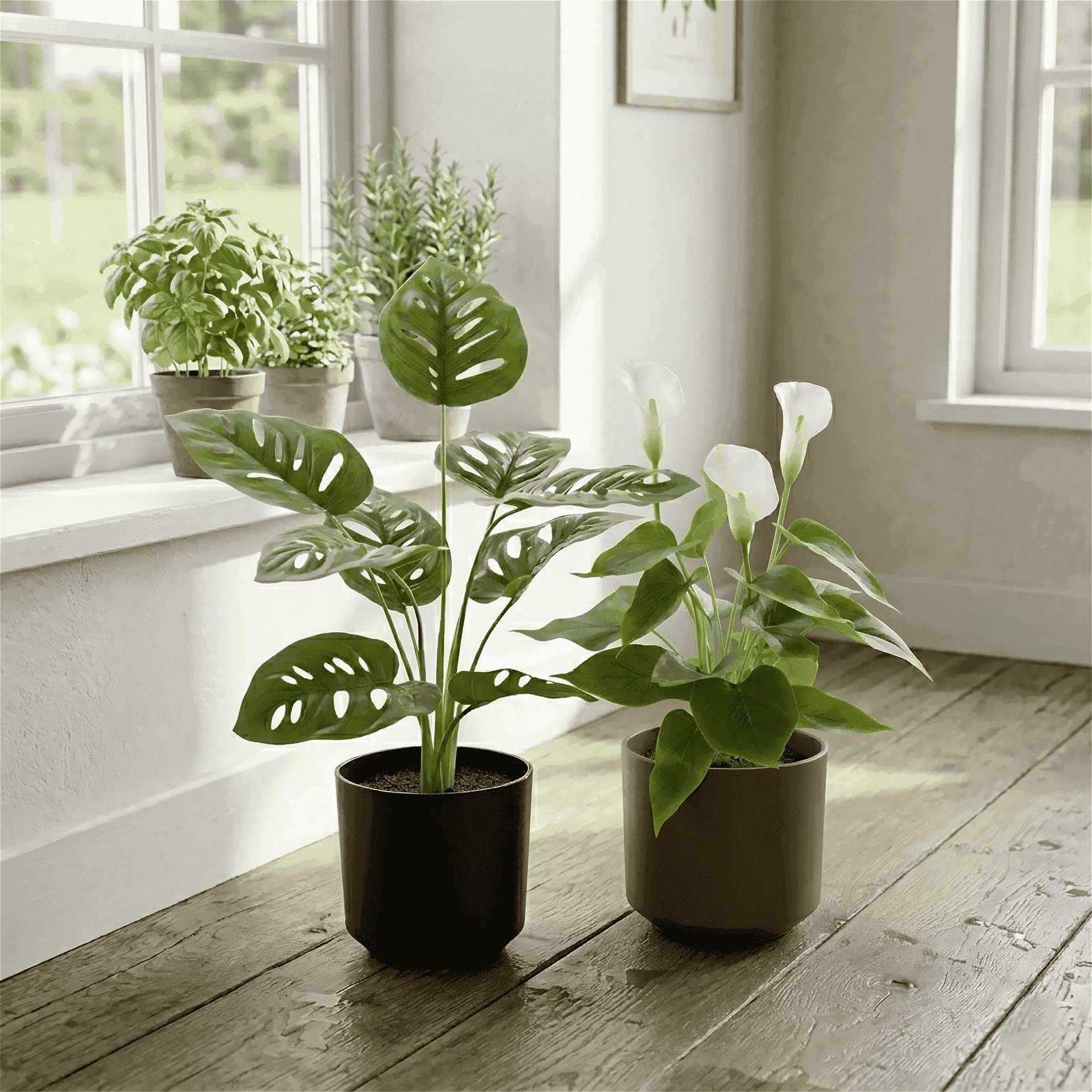 Plastic planter 21 cm - 886