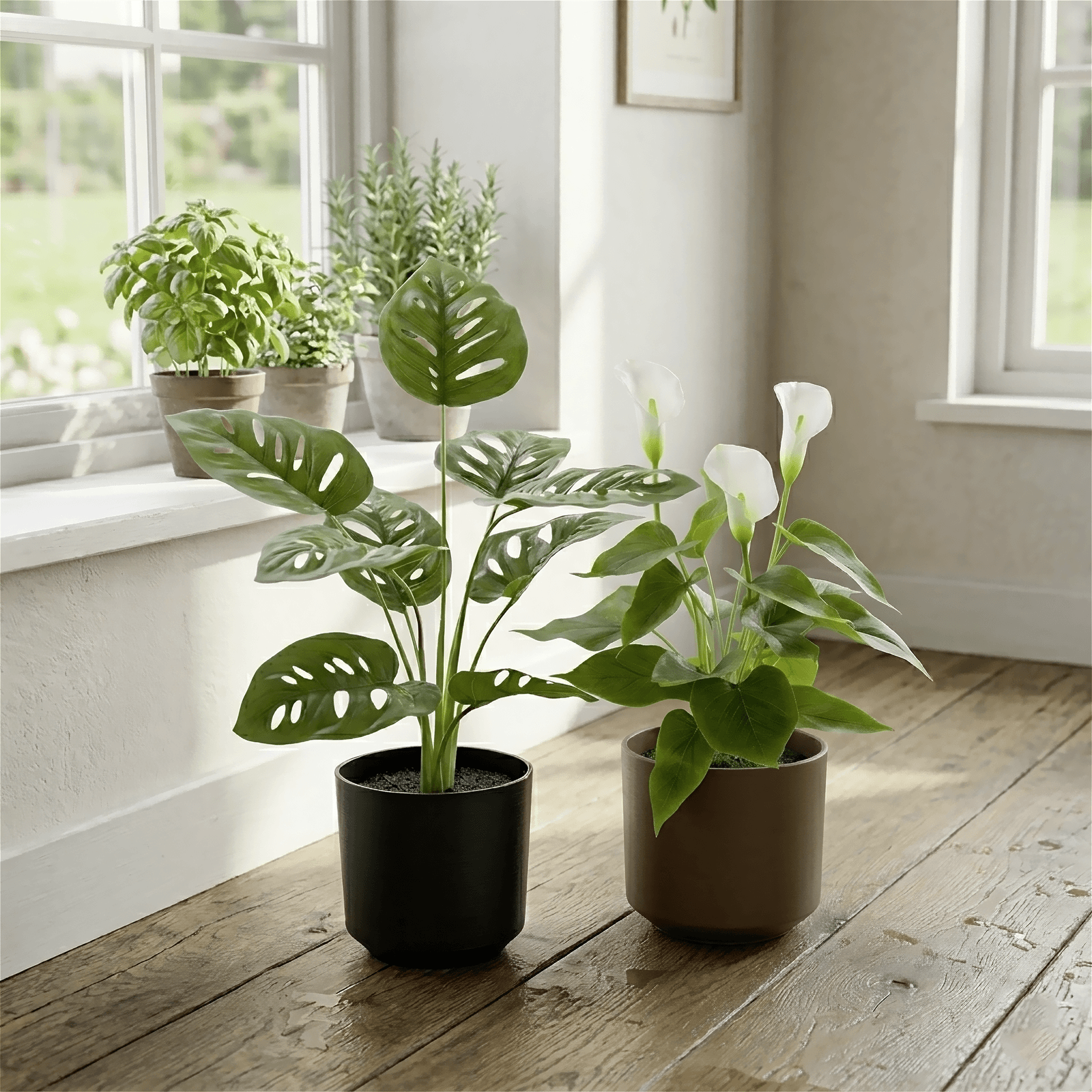 Plastic planter 21 cm - 57